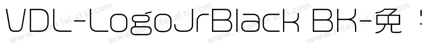 VDL-LogoJrBlack BK字体转换